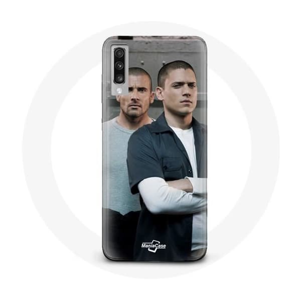 Coque - Maniacase - Samsung Galaxy A50 - Prison Break - Silikone - Blød svart