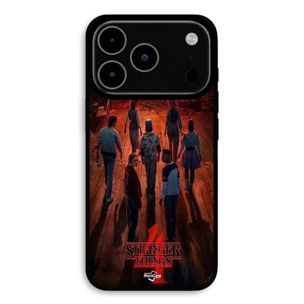 Coque pour iPhone 17 Pro Max Stranger Things - Kausi 4 Maniacase Svart