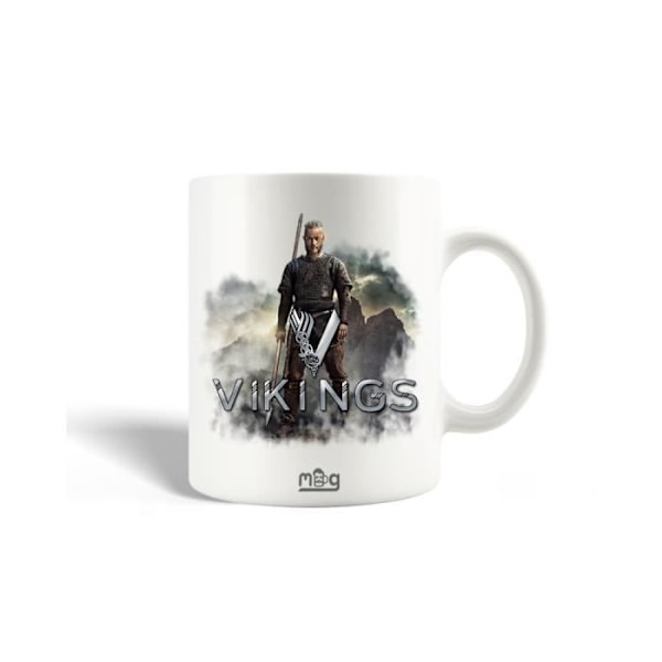 Mugg i keramik Vikings säsong 6 Ragnar Lothbrok serie