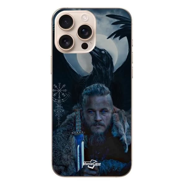 Coque Iphone 16 Pro Max Vikings Ragnar Lothbrok Korppi Maniacase