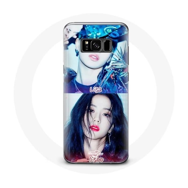 Coque för Samsung Galaxy S8 Plus Blackpink K-pop grupp F girls Lisa och Jisoo Lovesick girls affisch the album