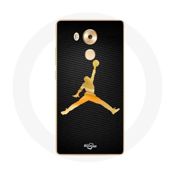 Cover til Huawei Mate 8 Air Michael Jordan Logo Gul