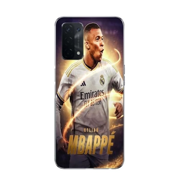 Coque Maniacase för Oppo A55 4g Kylian Mbappe Real Madrid Bakgrundsbild