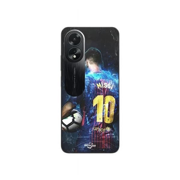 Coque - MANIACASE - Oppo A58 - Sort - Fodbold - Blød