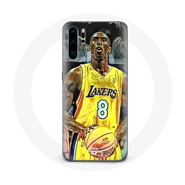 Cover til Huawei P30 Pro Kobe Bryant Dunk Lakers 8 NBA Sort