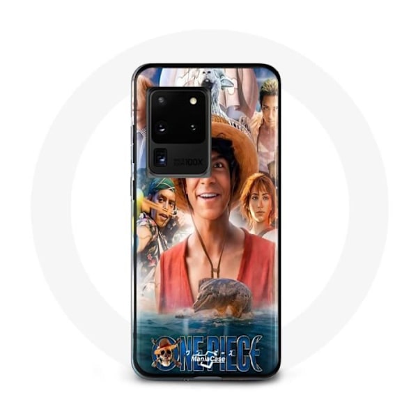 Coque - Maniacase - Samsung Galaxy S20 Ultra - One Piece Luffy - Mjuk - Svart