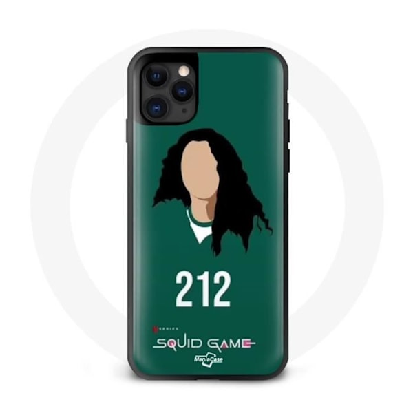Coque - Maniacase - Iphone 11 - Squid Game Han Mi Nyeo No 212 - Silikon - Mjuk svart
