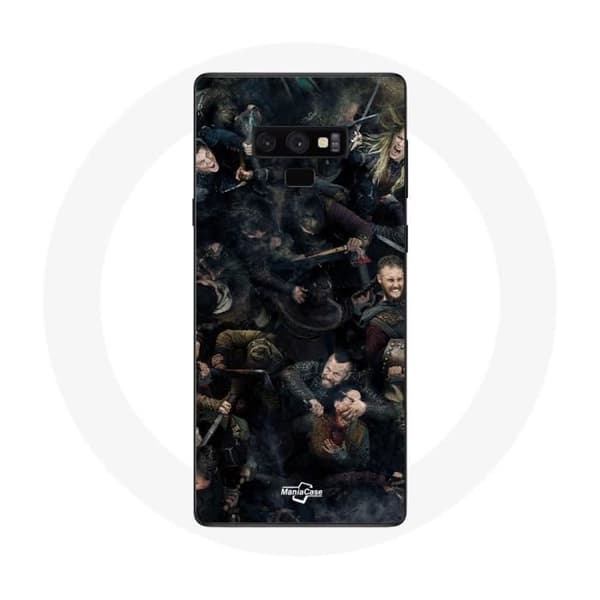 Cover til Samsung Galaxy Note 9 Vikings Teaser Sæson 6 Plakat Karakterer Kunst