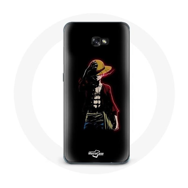 Coque - Maniacase - Samsung Galaxy A5 2016 - One Piece Manga Anime Luffy - Mjuk - Svart Svart