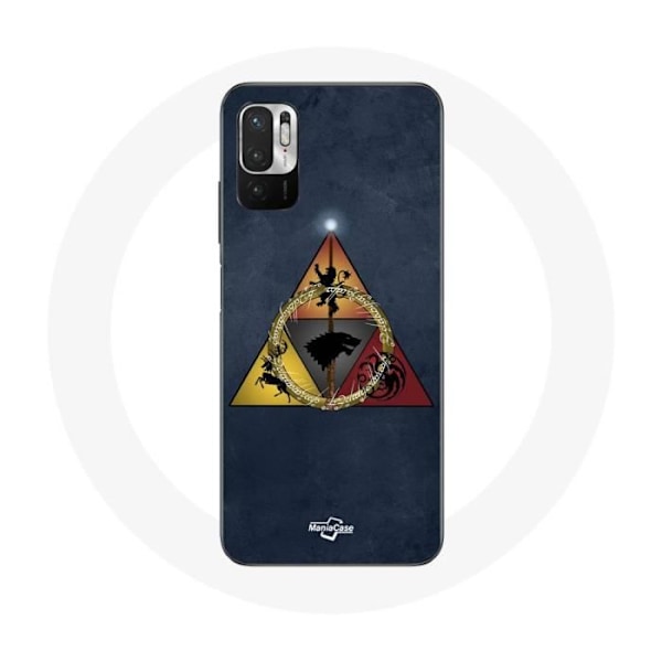 Coque - Game of Thrones - Xiaomi Redmi Note 10 5G - Mjuk - Triangel Logotyp Baratheon - Blå