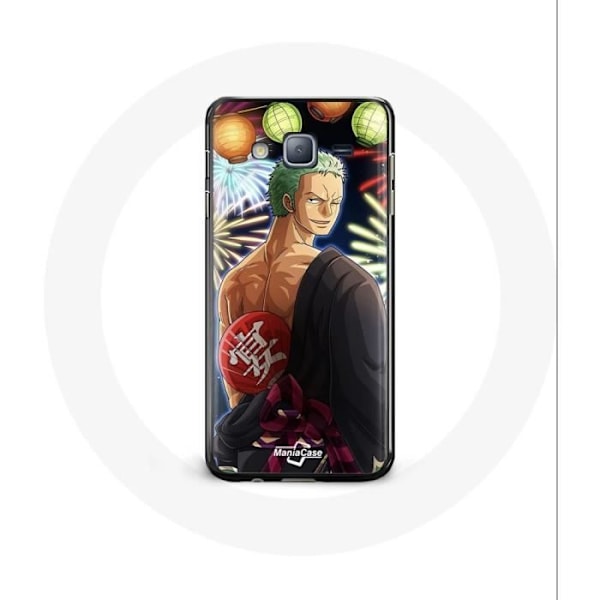 Coque för Samsung Galaxy J3 2016 One Piece God Jul Zoro Anime Manga