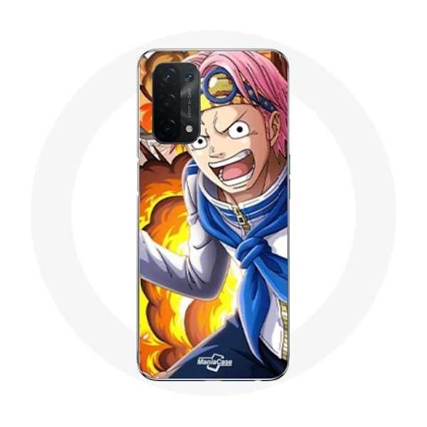 Coque - Maniacase - Oppo A74 5G - Svart - One Piece Anime Fanart - Flexibel svart
