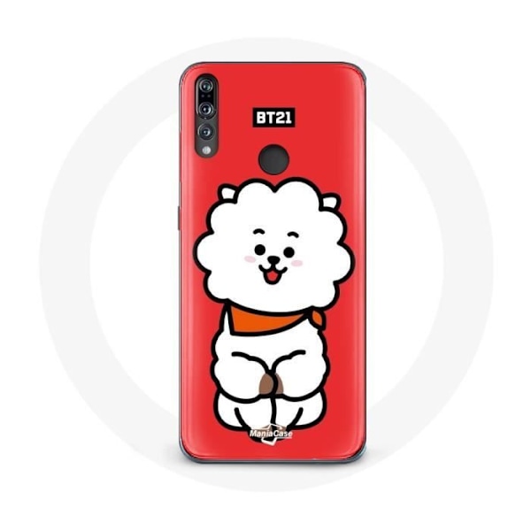 Coque för Huawei P30 Lite BTS Bangtan Boys BT21 RJ av Jin Röd Bakgrund