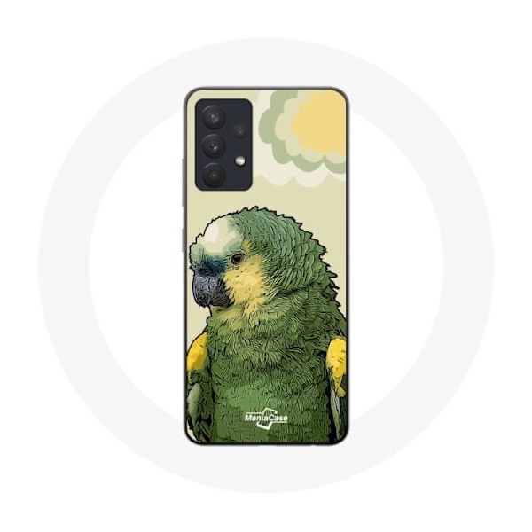 Coque för Samsung Galaxy A13 4G / A13 4G Lite Amazone Papegojor Grön