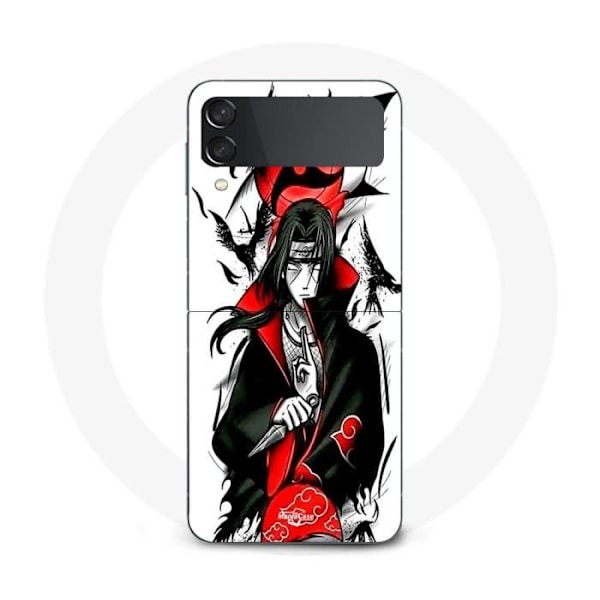 Coque - Demon Slayer - Galaxy Z Flip4 - Itachi Uchiha - Flexibel - Svart