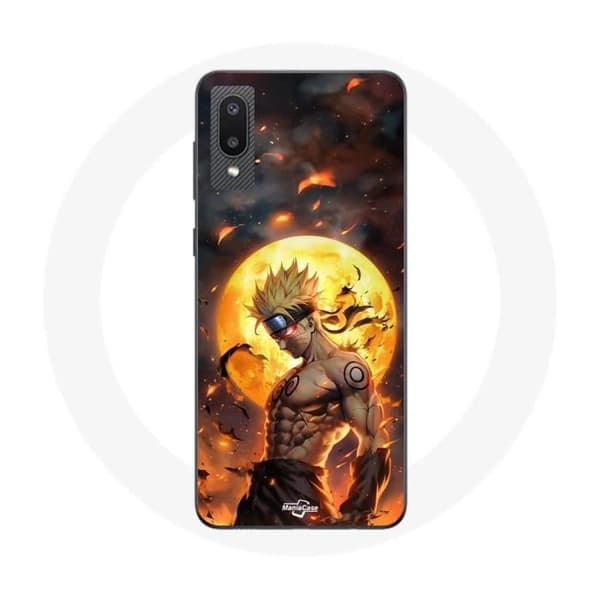 Coque Samsung Galaxy A02 tummasta Naruto kuusta 3D
