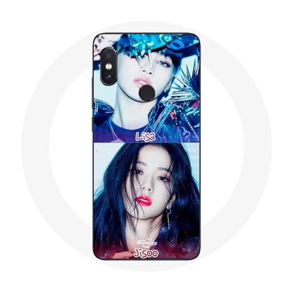 Coque för Xiaomi Redmi Note 5 AI Dual Camera Blackpink Grupp K-pop Flickor Lisa och Jisoo Lovesick girls affisch albumet