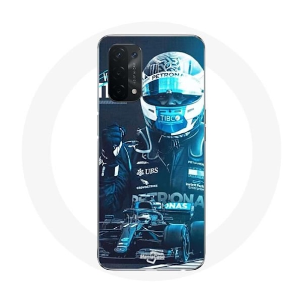 Coque för Oppo A74 5G Formel 1 Valtteri Bottas F1-förare Svart