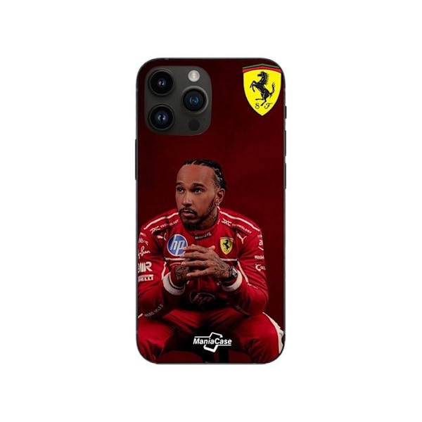 Telefoncase - Scuderia Ferrari - Iphone 15 Pro Max - Flexibel - Silikon - Svart Svart