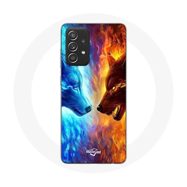 Coque för Samsung Galaxy A52 Is- och eldsvulf