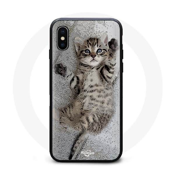 Coque Iphone XS max bengal Katt Endormit