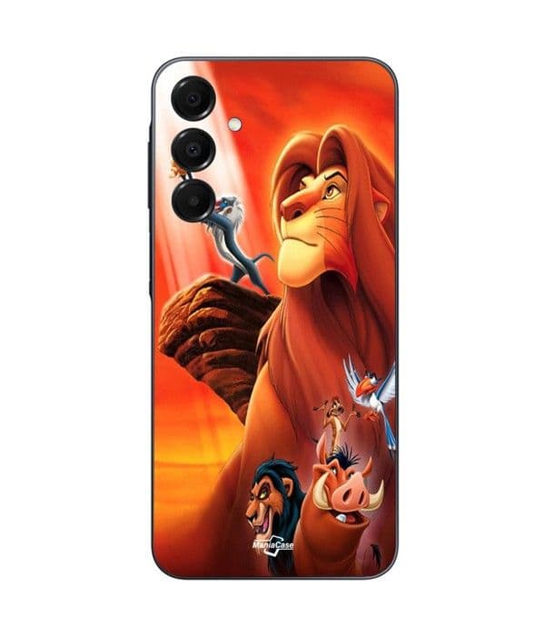 Coque - Disney - Galaxy A16 - Silikone - Blød - Løvernes Konge Svart