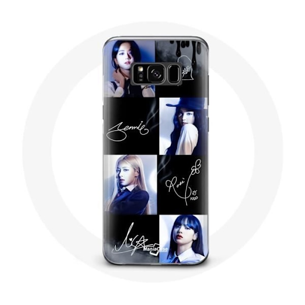 Coque - Maniacase - Samsung Galaxy S8 Plus - Noir - Blackpink - Flexibel svart