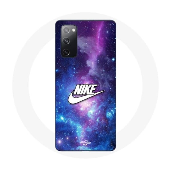 Coque - Nike - Samsung Galaxy S20 FE - Vit Logotyp - Färgglad Utrymme - Mjuk Vit, Färgrik Rymd