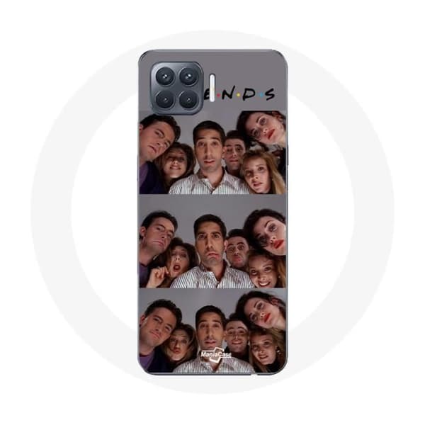Coque - Oppo - A93 - Pehmeä - Harmaa - Ystävät