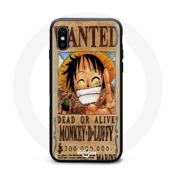 Coque iPhone XS Max One Piece wanted poster