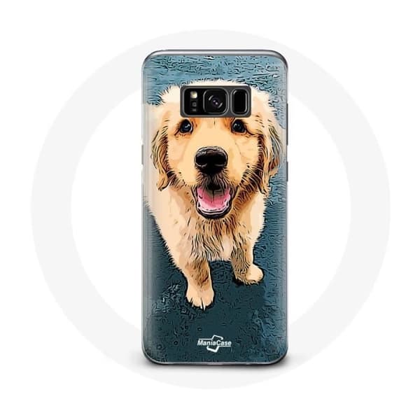 Samsung Galaxy S8 - Kullankeltainen retriever-pentukuori