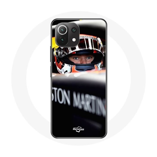 Fodral - Xiaomi - Mi 11 Lite - Formel 1 - Max Verstappen - Mjuk - Svart