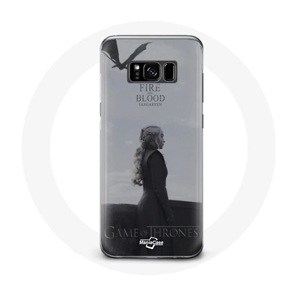 Coque för Samsung Galaxy S8 Plus Game of Thrones Säsong 8 Daenerys Targaryen eld och blod Tronen