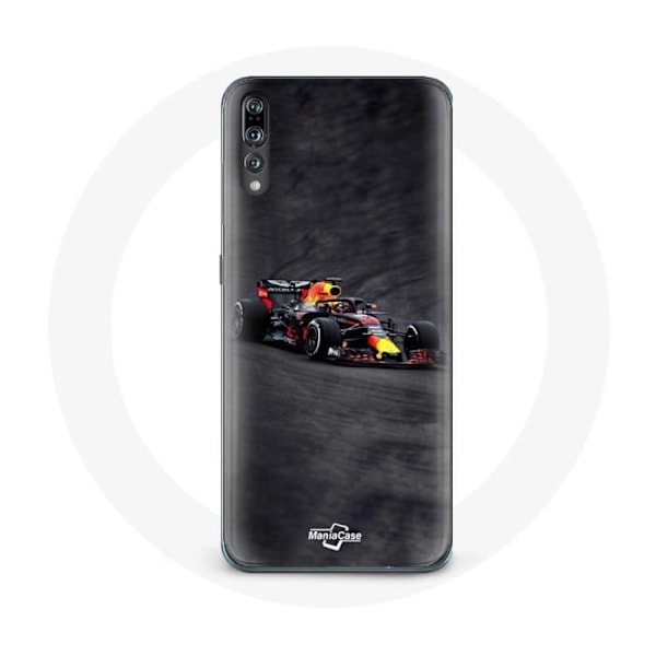 Coque - Huawei - P20 - Formel 1 - Max Verstappen - Mjuk - Sportig Svart, Röd, Gul