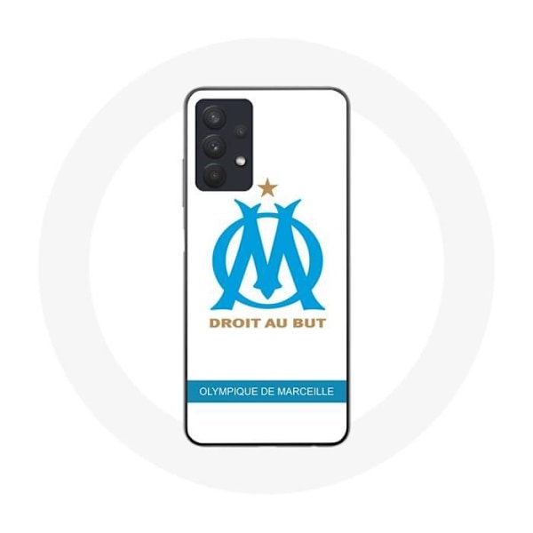 Coque för Samsung Galaxy A32 5G Olympique de Marseille Logotyp Vit Bakgrund