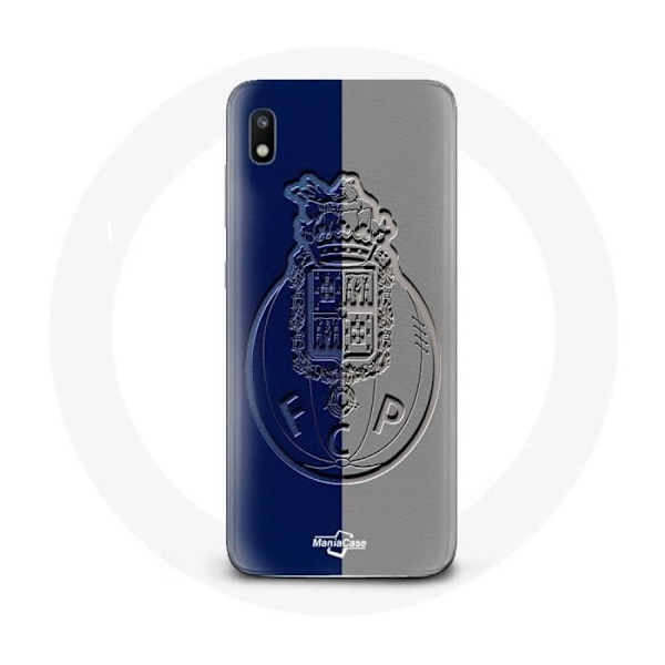 Coque - Maniacase - Samsung Galaxy A10 - Mjuk - Porto gond blå och grå - Skydd och dekoration Svart