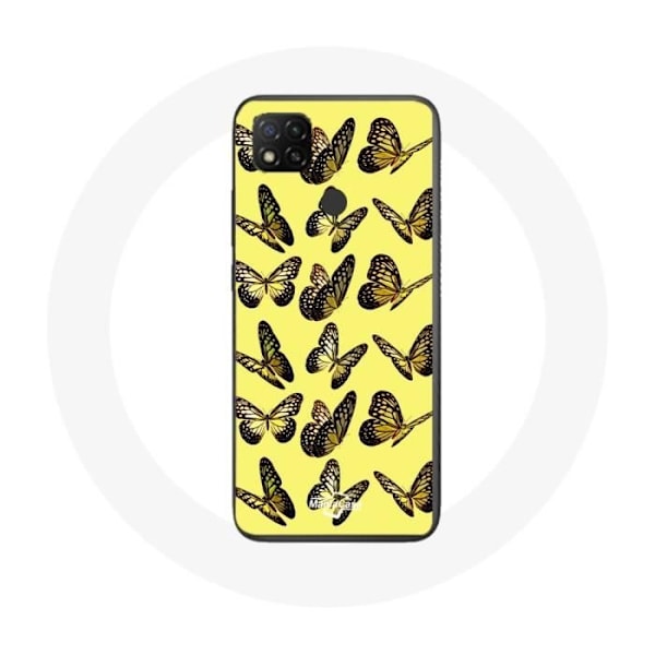 Coque Xiaomi Redmi 9C Gula Fjärilar