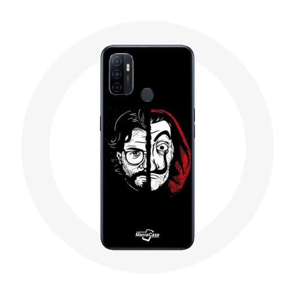 Coque - La casa de papel - Oppo A53 - Blød - Stødbeskyttelse - Sort