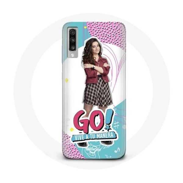 Fodral för Samsung Galaxy A50 Fortsätt Dina Drömmar Zoe Caletián Go! lev på ditt sätt