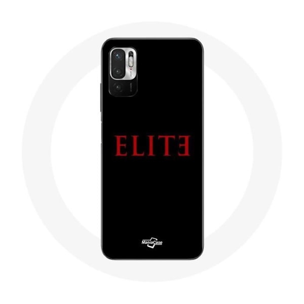 Coque - Xiaomi - Redmi Note 10 5G - Mjuk - Röd Logotyp - Skydd röd svart