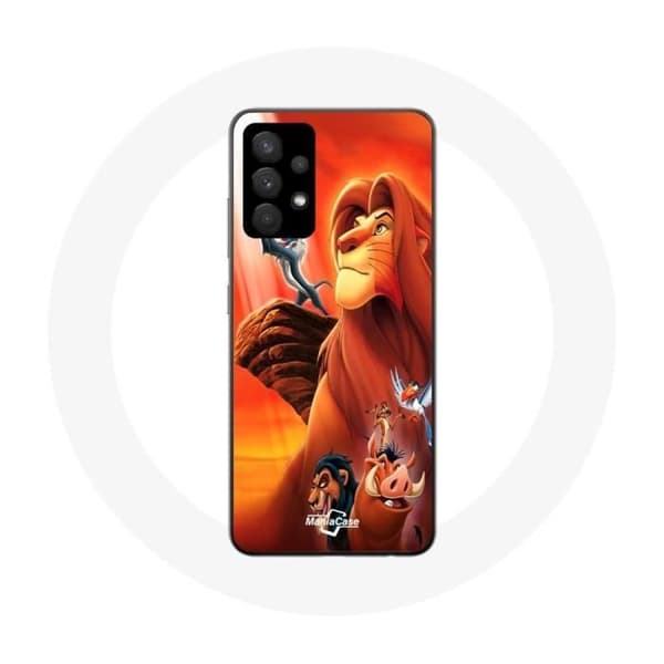 Cover til Samsung Galaxy A13 5G Løvernes Konge Simba og Mufasa
