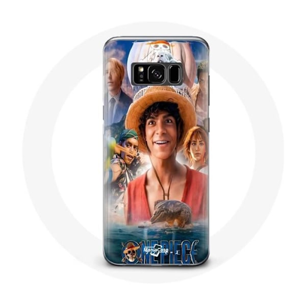 Coque - Maniacase - Samsung Galaxy S8 Plus - Souple - Noir - Luffy One Piece Konst Säsong 1