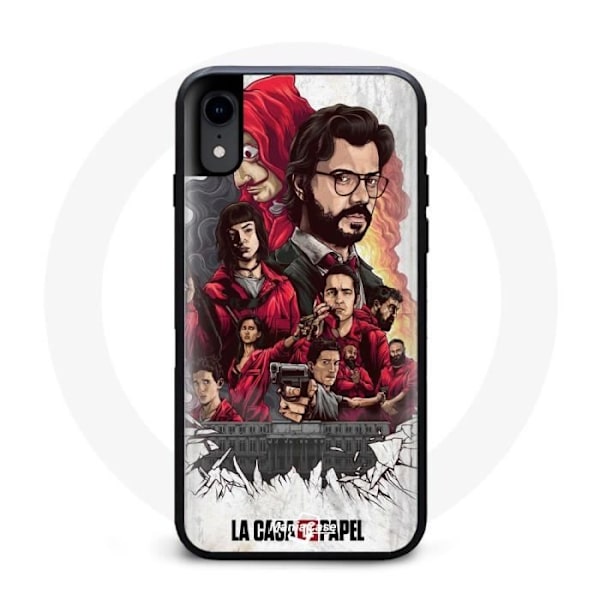Coque iPhone X La casa de papel affisch