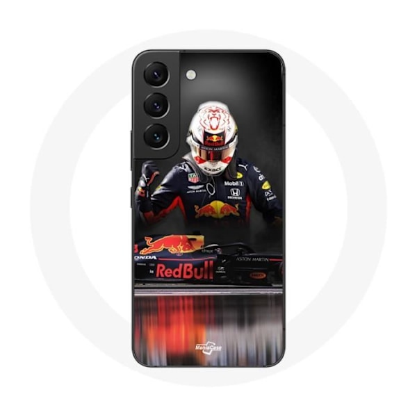 Coque - Maniacase - Samsung Galaxy S21 FE - Formel 1 Max Verstappen - Mjuk - Svart Svart
