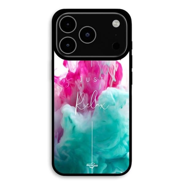 Cover til iPhone 17 Pro Max Just Relax Maniacase Svart
