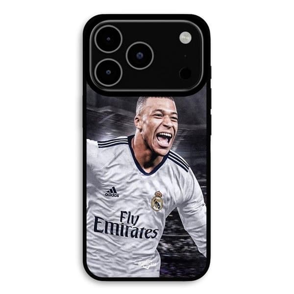 Coque För iPhone 17 Pro Max Kylian Mbappe Real Madrid Mål Maniacase Svart