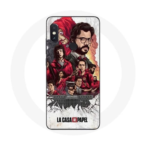 Coque för Xiaomi Redmi Note 5 Pro La Casa De Papel affisch konst