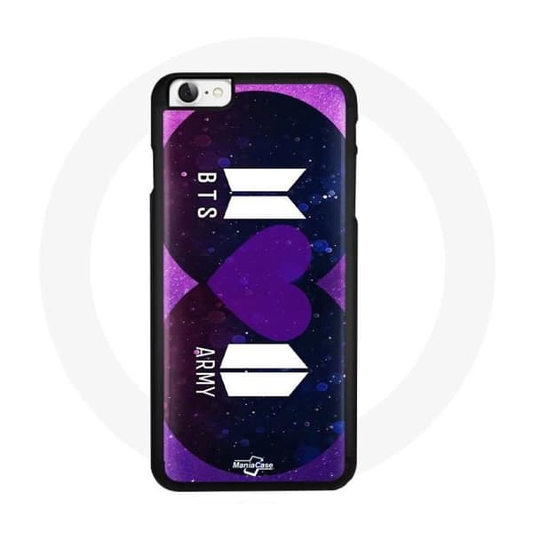 Skydd för Iphone 8 Bangtan Sonyeondan Logotyp BTS Och Logotyp ARMY Jag Lila Dig