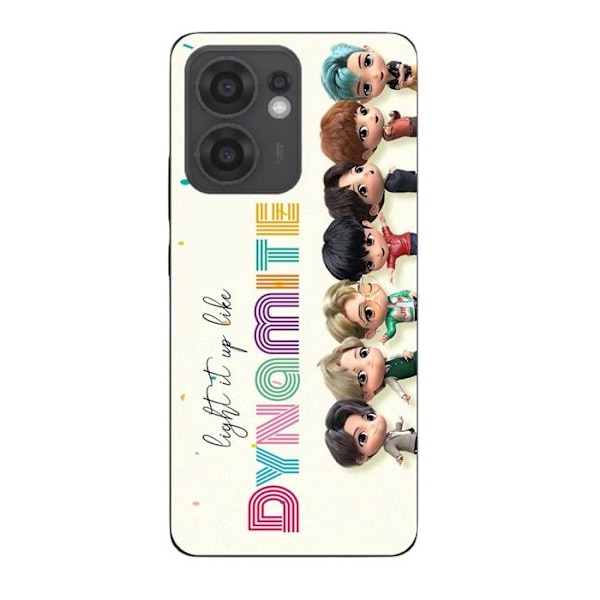 Coque Maniacase För Oppo Reno 13F Kpop BTS Avatar Album Dynamite Svart