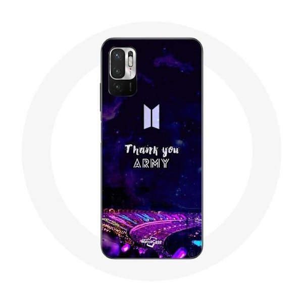 Coque för Xiaomi Redmi Note 10 5G Bangtan Sonyeondan Konsert BTS Army Bomb Lightstick